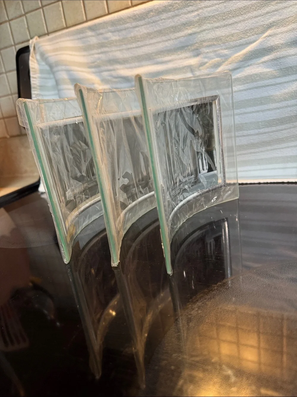 Curved Picture Frames 6x4 Lot of 3